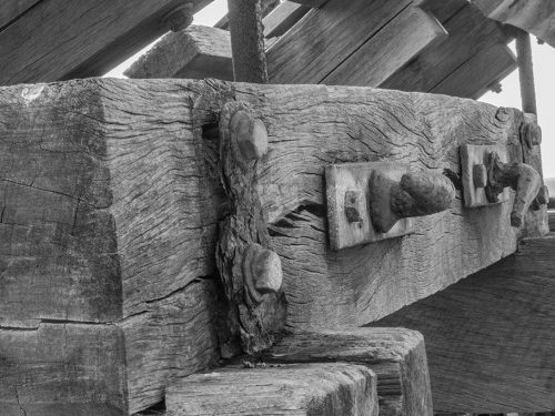 Texture 5 Coffs Harbour Jetty black and white